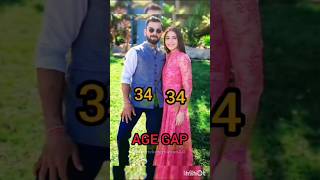 Indian Cricketer Wife Age Gap#wife #viral #trendingshorts #indiancricketer