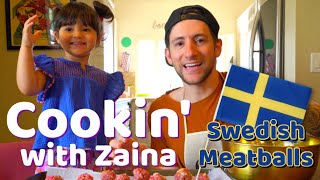 Cookin with Zaina - Slow Cooker Swedish Meatballs