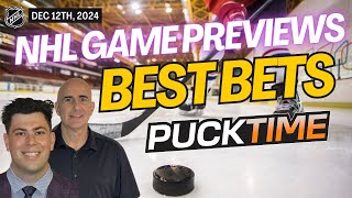 NHL Picks and Predictions Today | Kings vs Devils | Golden Knights vs Jets | PuckTime Dec 12