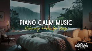 🌧️ Sleep Therapy: Rain on Glass with Soothing Piano for Total Relaxation