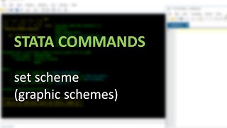 STATA COMMANDS: set scheme (graphic scheme)