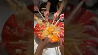 Tossing for Good Luck Yu Sheng  | The Lunar Chinese New Year  #youtubeshorts #yummyfood  #chinese