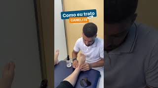 Como eu trato a canelite #fisioterapia #tratamento #exercicioemcasa #canelite