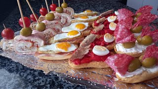 Canapés rápidos y económicos. Especiales para Navidad.