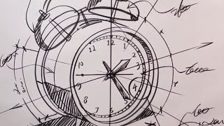 How to Draw Wrist Watch | Teach Drawing for Kids and Toddlers Coloring Page Video #art #drawing