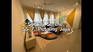 【 FOR RENT 】Sunway Serene, SS7, Petaling Jaya - Condo, Rm 5.5k, Fully furnished, near Sunway Pyramid