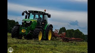 Wiese mähen und schwaden // Claas Arion 640 , John Deere 6150R