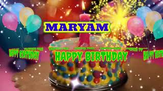 MARYAM, Happy -Birthday -Song//happy birthday to you