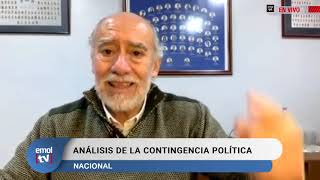 Senador Flores analiza contingencia política y legislativa en EmolTv