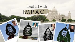 Impact motivational song ఇంపాక్ట్ సభ్యుల లీఫ్ ఆర్ట్ #impactmusic @TeluguImpactTv #leafart