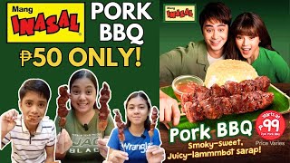 ₱50 PORK BBQ sa MANG INASAL, TOTOO NGA! | Food Hug: The Fam Vlog