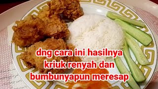 membuat ayam goreng tepung dng cara ini hasilnya mengagetkan