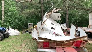 Yamaha RMAX 2 Destroys a Camper Roof