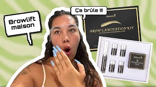 JE TESTE LE BROWLIFT MAISON ET ÇA ME BRÛLE LES SOURCILS !!