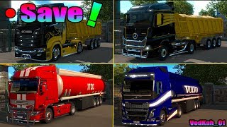 🔥 SAVE GAME 1.33 🔥 NO DLC's 🔥 4 TRUCKS 🔥 EURO TRUCK SIMULATOR 2 🔥