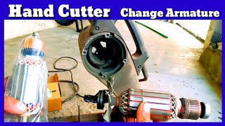 how to change hand cutter armature kye_355s