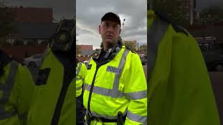 Police Officer says, Muslims are peaceful. #Leicester #UK