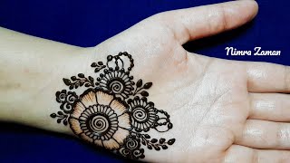 Very beautiful front hand mehndi design | Easy mehndi design | Simple mehndi | Mehndi design |mehndi