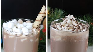 Hot Chocolate Recipe (In Two Styles) | Hot Cocoa Recipe | How to Make Hot Chocolate At Home