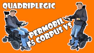 Permobil F5 Corpus VS Wheelchair - Review | Quadriplegic (C5,C6,C7)