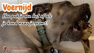 Voernijd - hoe pak je een bot af van je hond