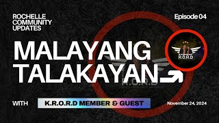 🔴K.R.O.R.D MALAYANG TALAKAYAN | ROEL OF MALALAG | REYCHELLE MORALES VLOGS