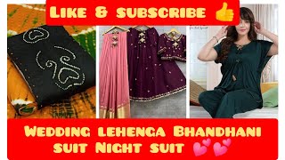 Suit lehnga night suit new collection #lehenga #worksuit #saree #duppata #wholesalemarket