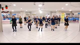 Conga Mambo Line Dance - Demo By D'Sisters & Friends LDG @santysept