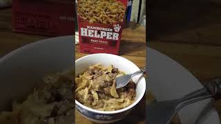 Hamburger Helper Beef Pasta Dinner Review Video 😋