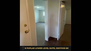 Comfortable 2 bedroom + 1 bath lower level suite in Osoyoos