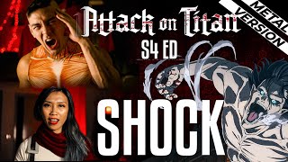 Shock Rock Version - Attack on Titan Season 4 Ending - Metal Cover (ft. JustCosplaySings)