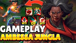 ¡PRIMER GAMEPLAY con AMBESSA JUNGLA en LoL! ¿Qué está haciendo RIOT?😱