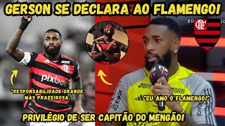 GERSON SE DECLARA AO FLAMENGO EM BATE PAPO NA FLATV!