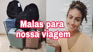 Ja compramos as malas para nossa Viagem 😍