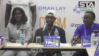 "I LOVE YOU OMAH LAY" SAID A PRESENTER| OMAH LAY RESPONSE😱| Purple Tour in South Sudan.