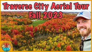 Traverse City Aerial Tour | Fall Colors 2023