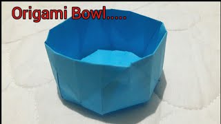 Origami Paper Bowl | How to making Bowl with paper | easy & simple Paper craft.