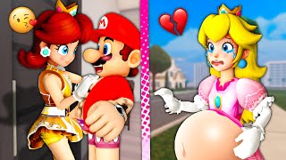 Poor Princess Peach Has a Crush On Mario and the ending was unexpected | Mario roblox