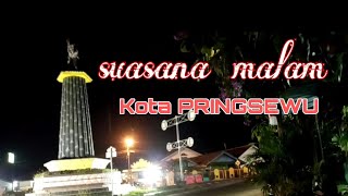 Suasana malam kota pringsewu