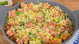 ARROZ A TOSCANA | ALMOÇO RÁPIDO