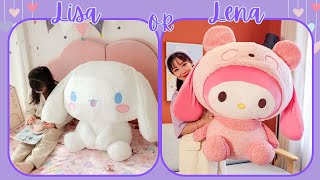 Lisa or Lena(Cinnamoroll Vs My melody ) #lisa #lena #Sanrio #viral #trending