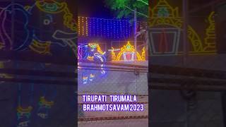 Tirupati Brahmotsavam 2023 #tirumala #tirupati #tirupatibalaji #brahmotsavam