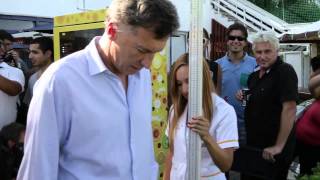 Mauricio Macri en el Parador BA de Mar del Plata