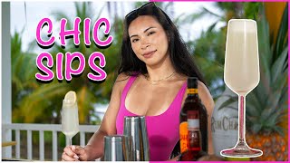 Bonjour from Our Tiki Bar: The French 75 Cocktail Awaits You! 🍹🌴 |  ASMR French 75 Cocktail