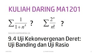 Kuliah Daring MA1201 Sem II 2022/2023