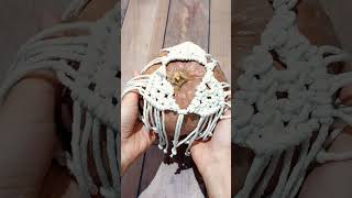 macrame pumpkin cover