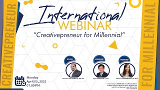 #WebinarPI​ | "Creativepreneur for Millennial" (PKL 2021)