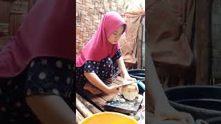 Liat aktivitas si tteh di siang hari #shortvideo #suasanapedesaan #sunda