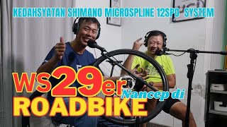 BILA Sistem SHIMANO MICROSPLINE Dipakai Untuk ROADBIKE.