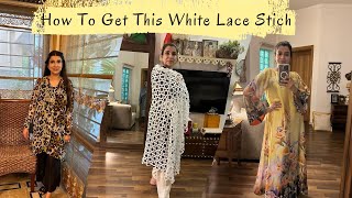 How To Get This White Lace Stich 💕 💕 Vlog 502 Dresses Sami’s by Nabeela